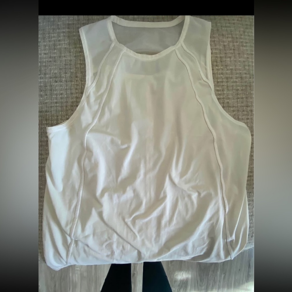 Lululemon Athletica Cream/off white  Tank Top